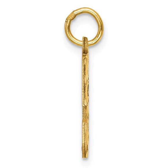 14K Yellow Gold, Varsity Collection, Medium D/C Pendant Number 5 - Picture 2 of 5